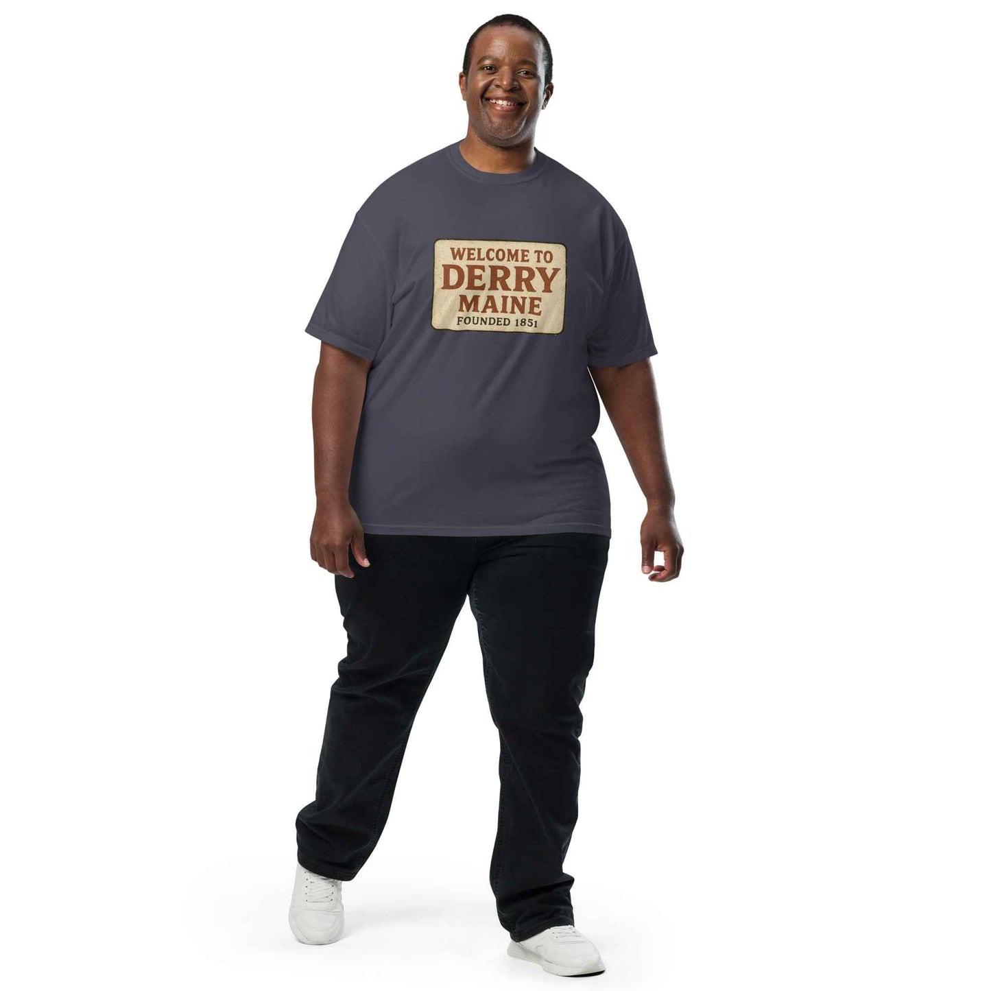 Welcome to Derry, Maine: Founded 1851 Unisex garment-dyed heavyweight t-shirt