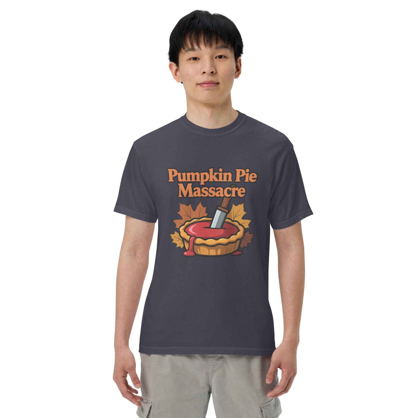 Pumpkin Pie Massacre Unisex garment-dyed heavyweight t-shirt