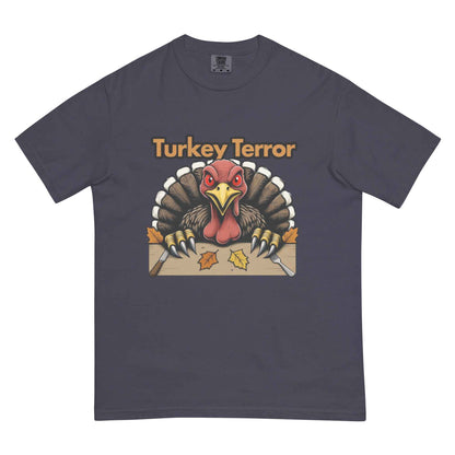 “Turkey Terror” Feast of Fear Unisex garment-dyed heavyweight t-shirt