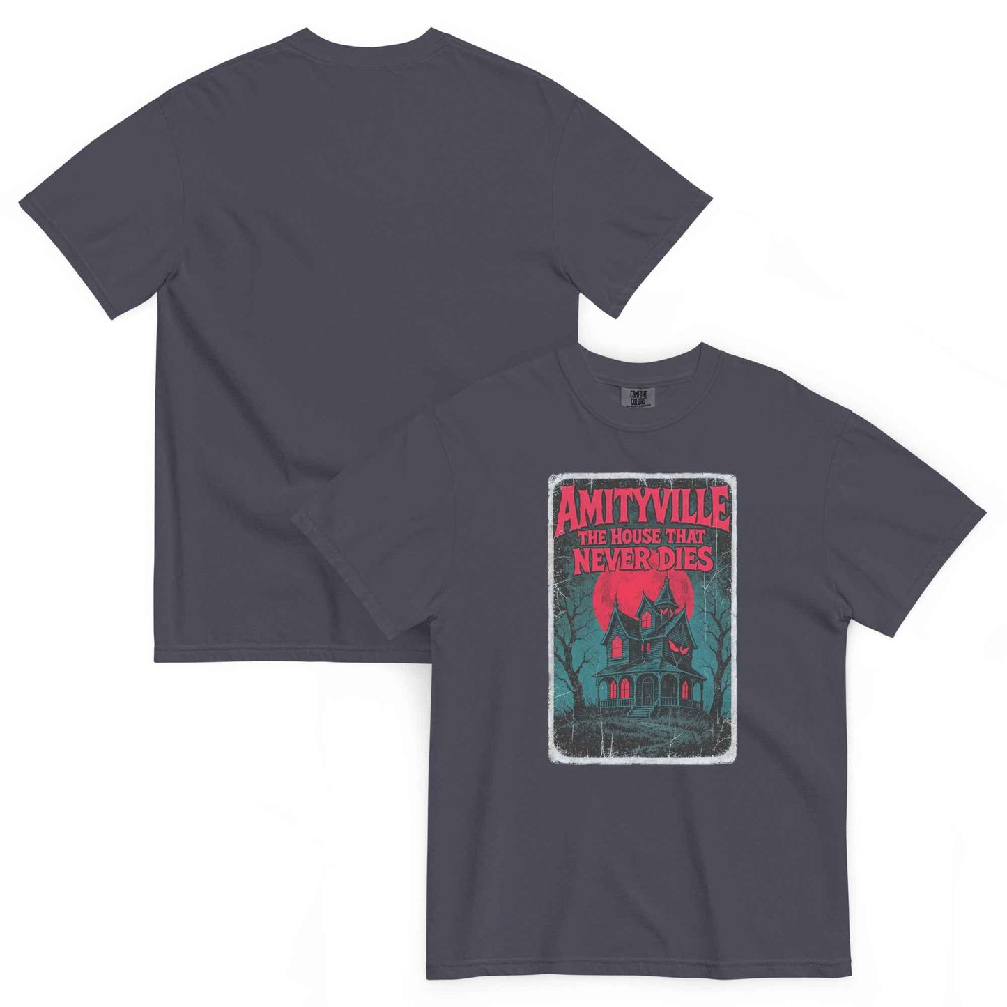 Amityville — The House That Never Dies Unisex t-shirt garment-dyed heavyweight
