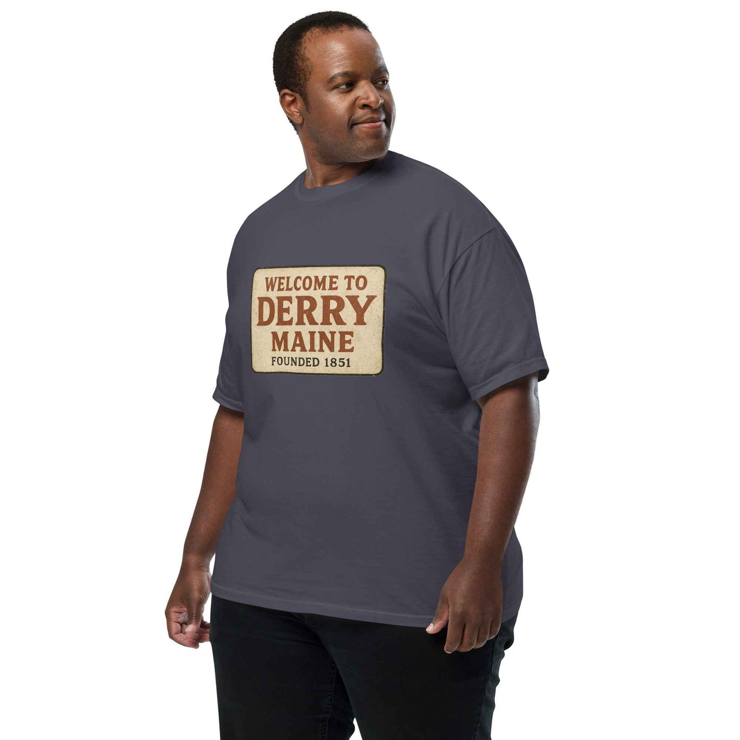 Welcome to Derry, Maine: Founded 1851 Unisex garment-dyed heavyweight t-shirt