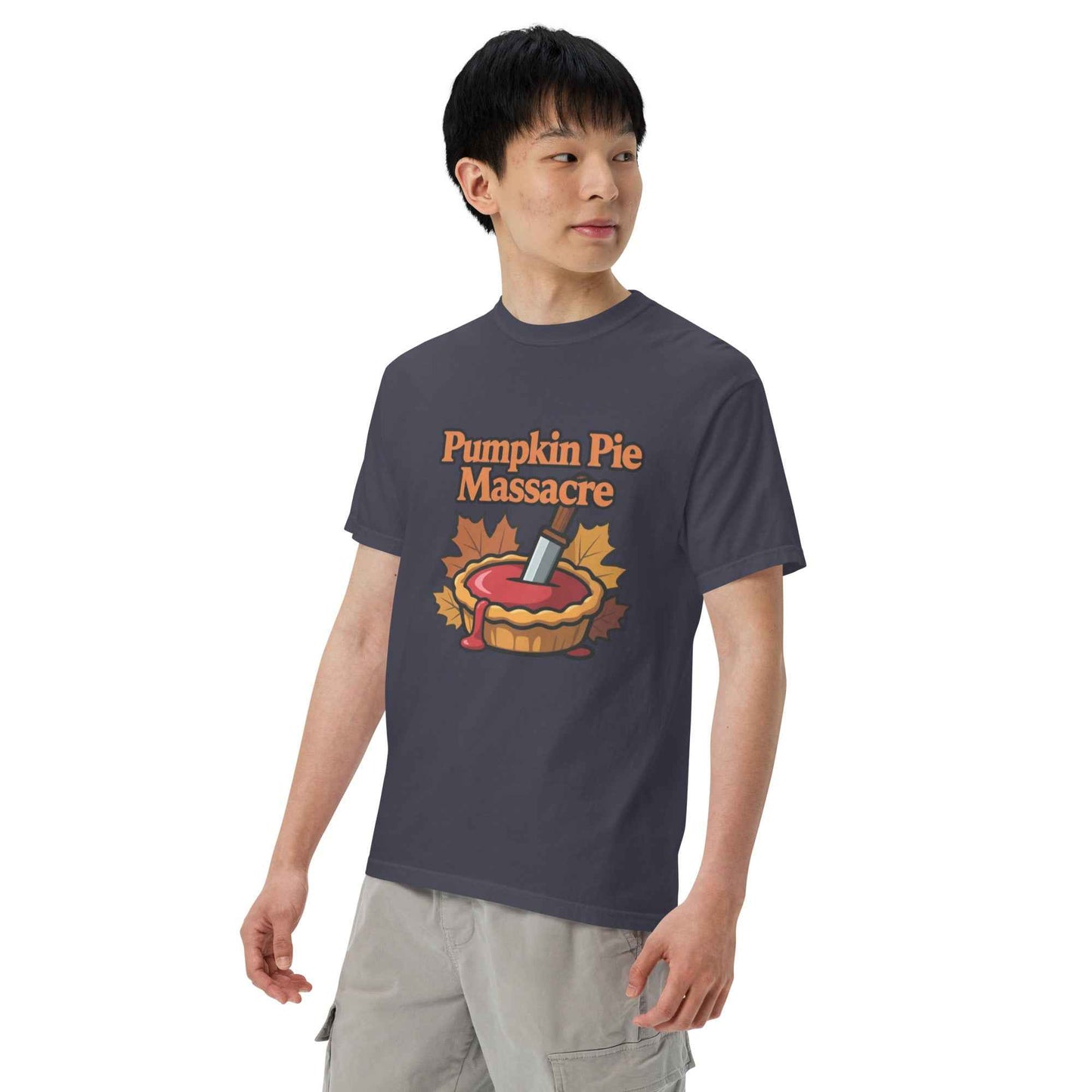 Pumpkin Pie Massacre Unisex garment-dyed heavyweight t-shirt
