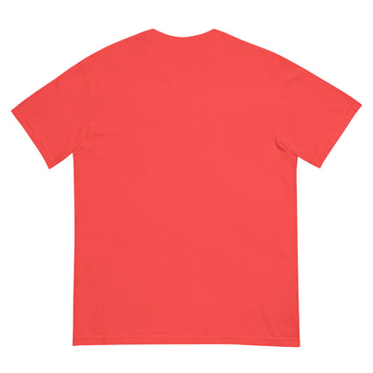 Haunted Halloween House Unisex garment-dyed heavyweight t-shirt  from Rare Plus Apparel – unique movie & pop culture inspired design.