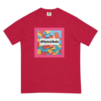 #PhysicalMedia Unisex garment-dyed heavyweight t-shirt - Rare Plus Apparel!