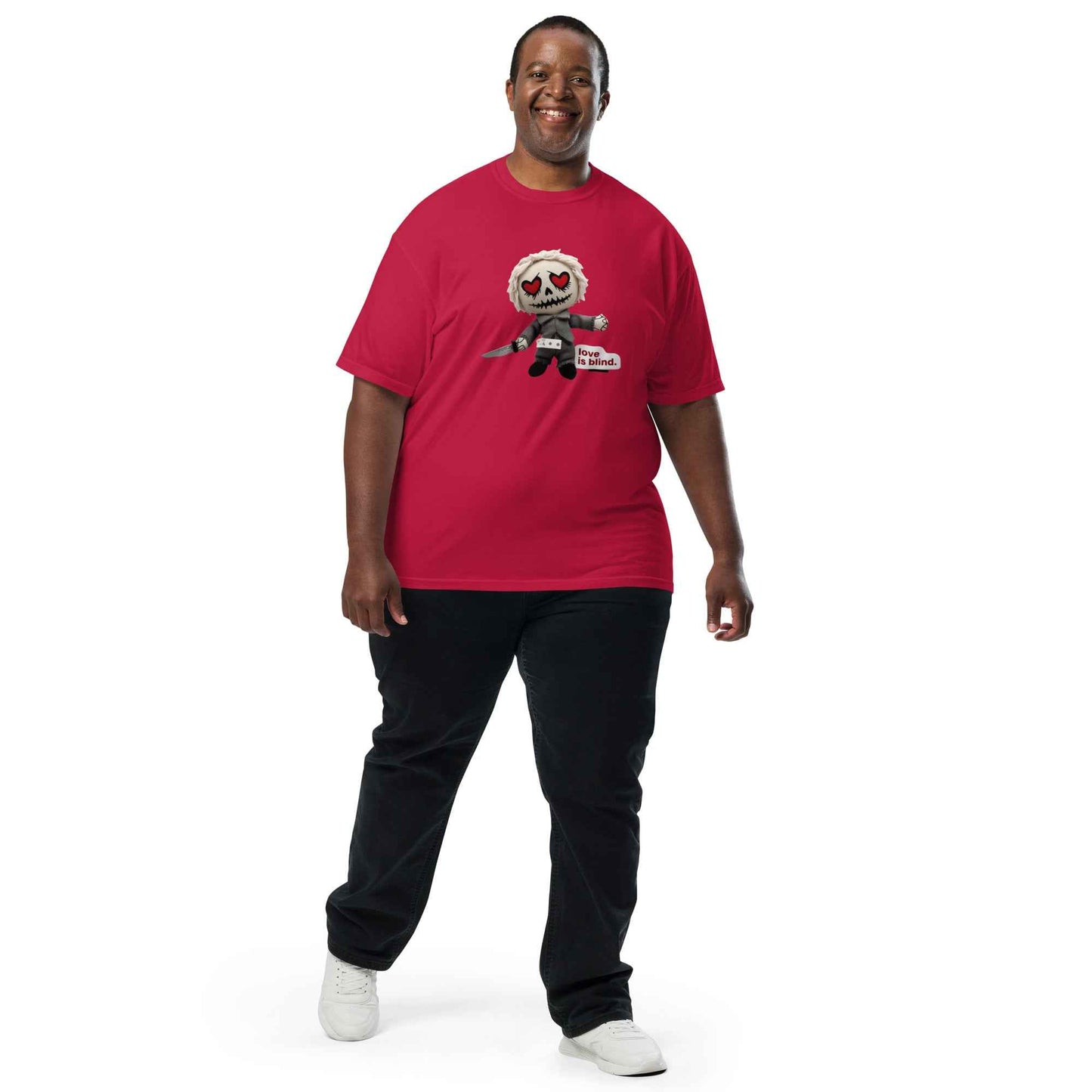 Heart Eyes! Love is Blind Unisex garment-dyed heavyweight t-shirt