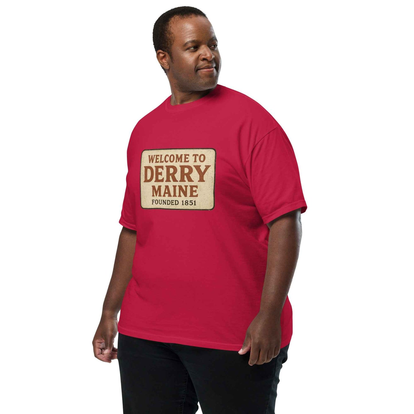 Welcome to Derry, Maine: Founded 1851 Unisex garment-dyed heavyweight t-shirt