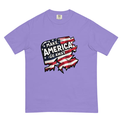 MAGA “Make America Go Away” Unisex garment-dyed heavyweight t-shirt  from Rare Plus Apparel – unique movie & pop culture inspired design.