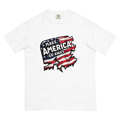 MAGA “Make America Go Away” Unisex garment-dyed heavyweight t-shirt  from Rare Plus Apparel – unique movie & pop culture inspired design.
