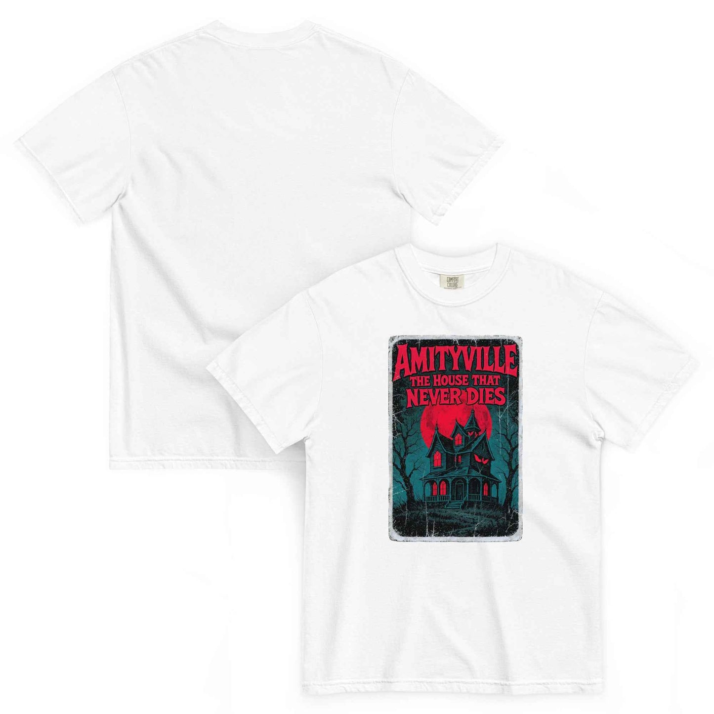 Amityville — The House That Never Dies Unisex t-shirt garment-dyed heavyweight