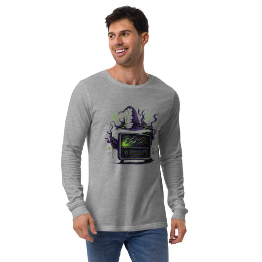 “Witching Hour Radio” Spells, Static & Screams Unisex Long Sleeve Tee