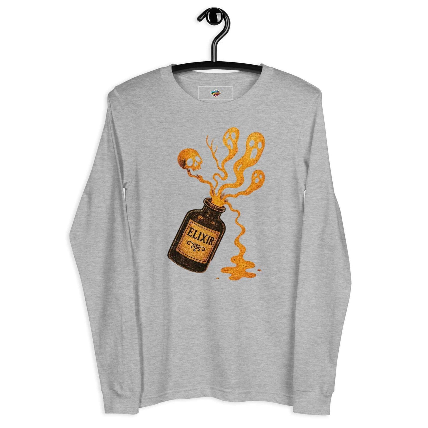 Vintage Horror Art Unisex Long Sleeve Tee