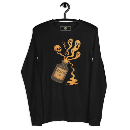 Vintage Horror Art Unisex Long Sleeve Tee