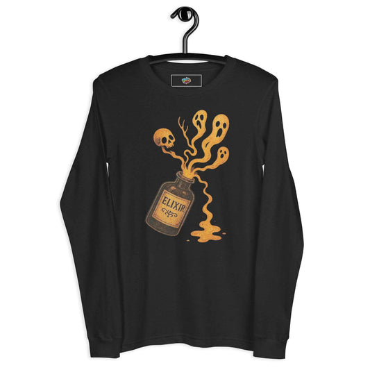Vintage Horror Art Unisex Long Sleeve Tee