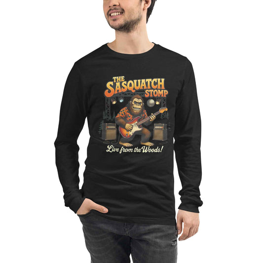 The Sasquatch Stomp — Live from the Woods! Unisex Long Sleeve Tee
