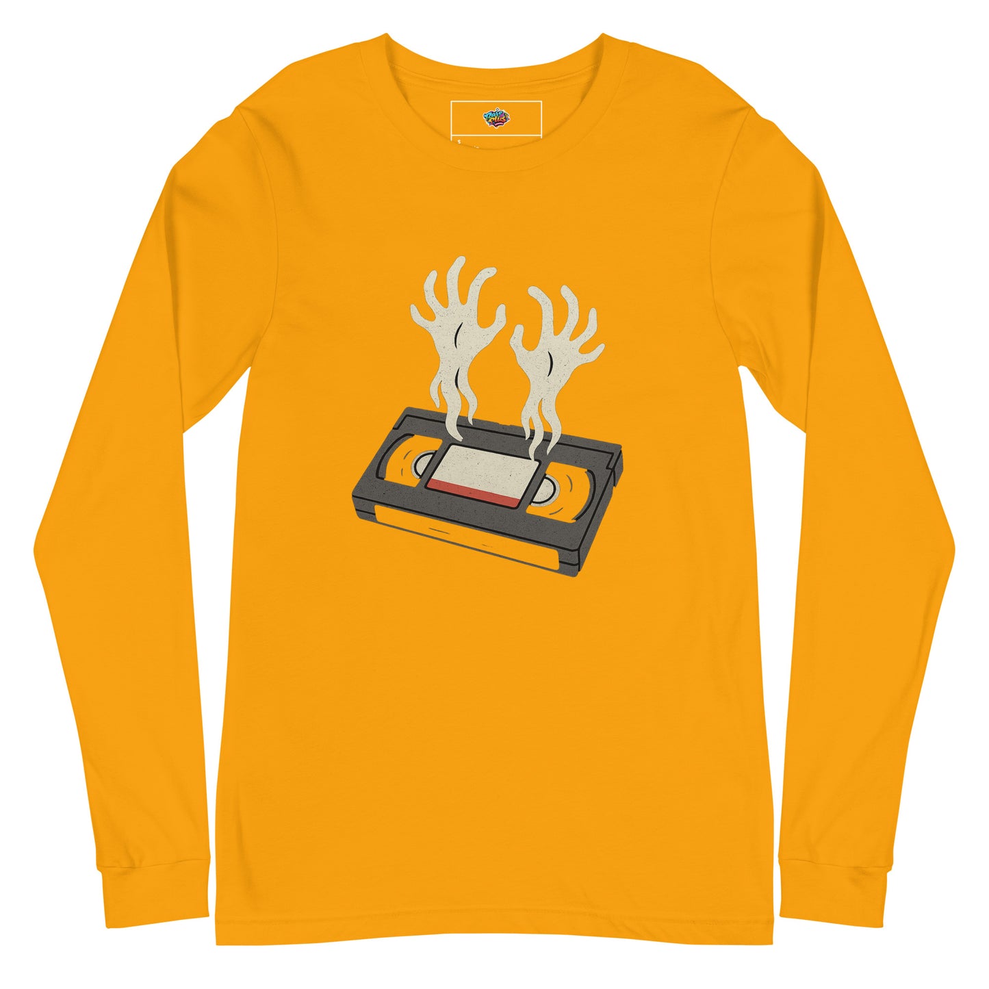Cursed Media Unisex Long Sleeve Tee  from Rare Plus Apparel – unique movie & pop culture inspired design.