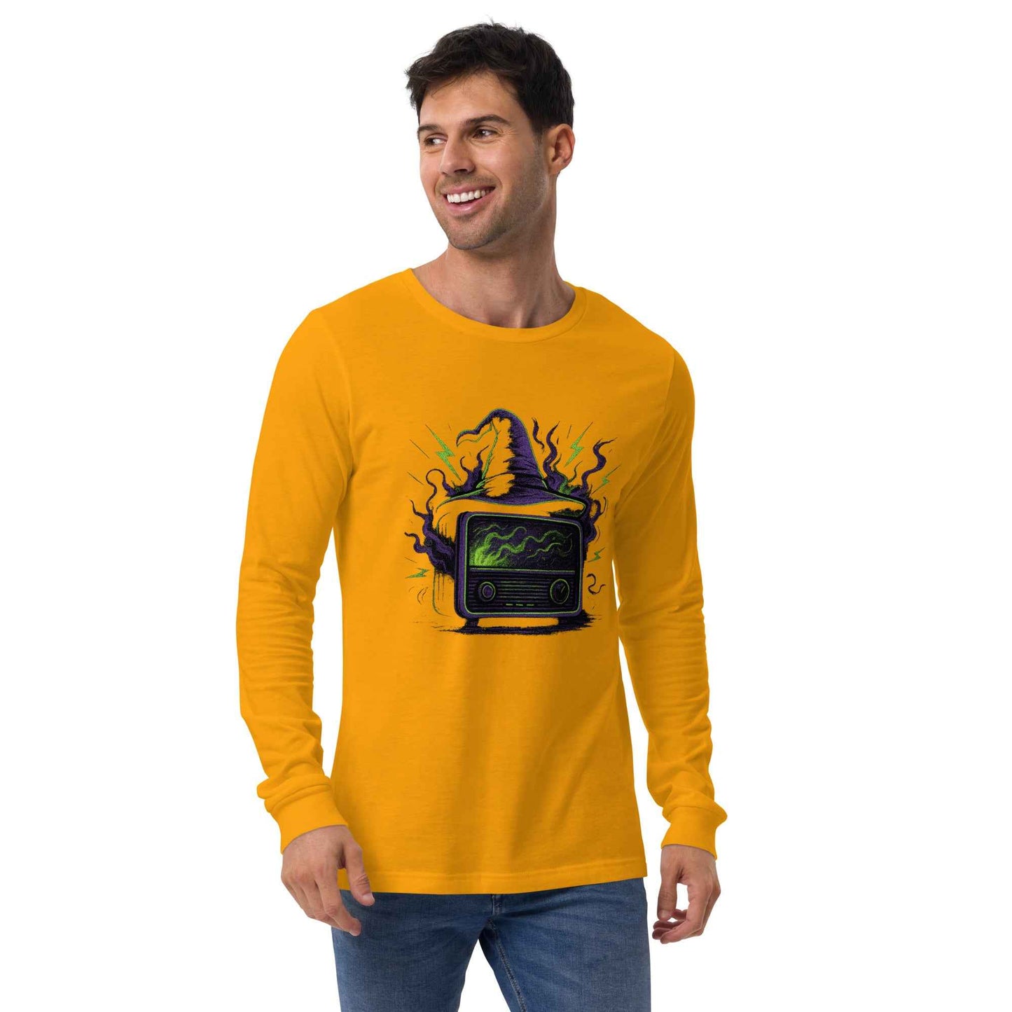 “Witching Hour Radio” Spells, Static & Screams Unisex Long Sleeve Tee