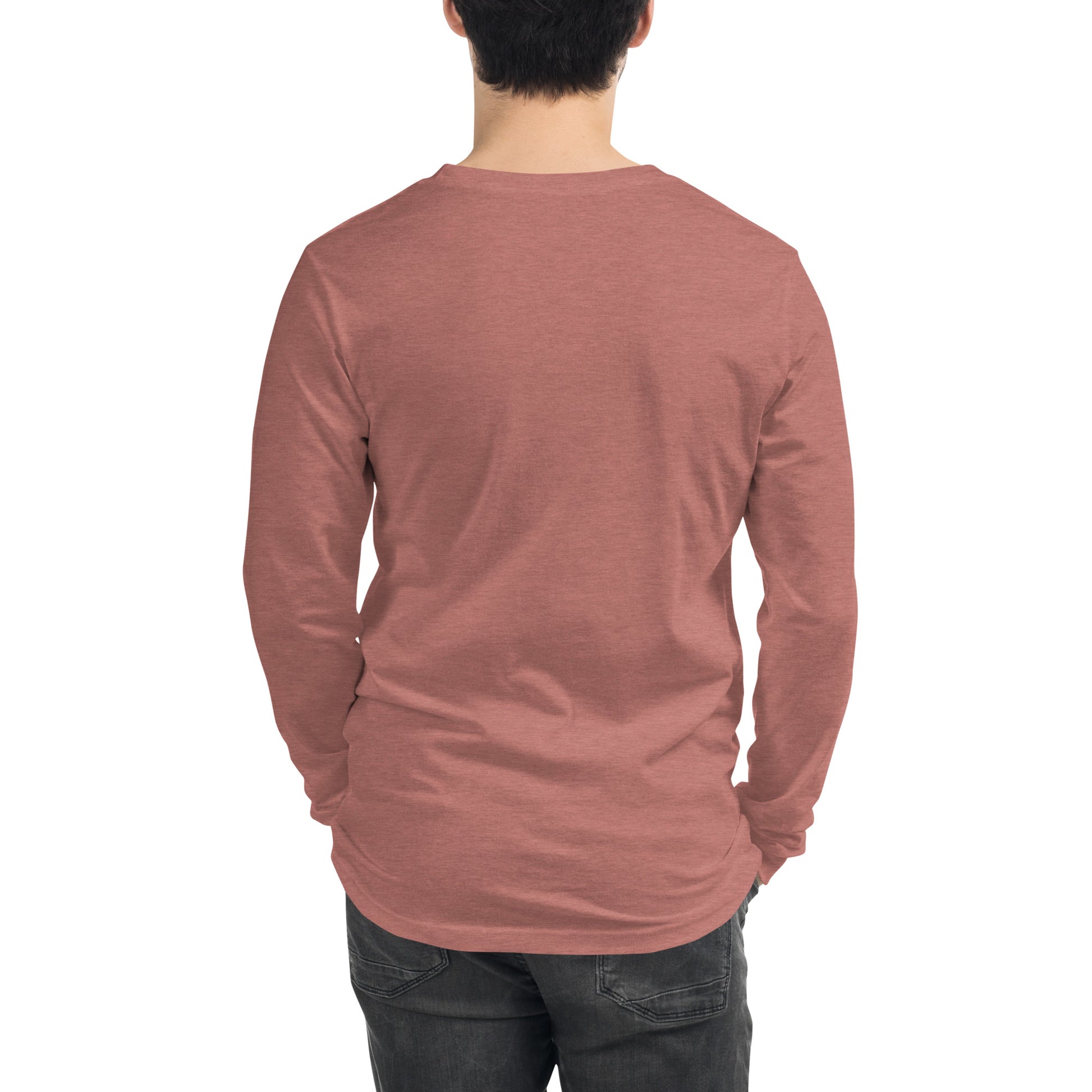 Haunted Halloween House Unisex Long Sleeve Tee  from Rare Plus Apparel – unique movie & pop culture inspired design.