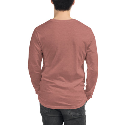 Haunted Halloween House Unisex Long Sleeve Tee  from Rare Plus Apparel – unique movie & pop culture inspired design.