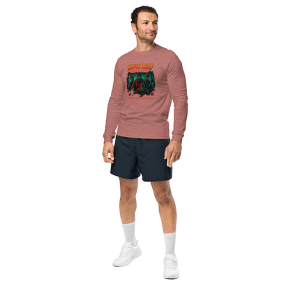 Maple Leaf Maniacs Unisex Long Sleeve Tee  from Rare Plus Apparel – unique movie & pop culture inspired design.