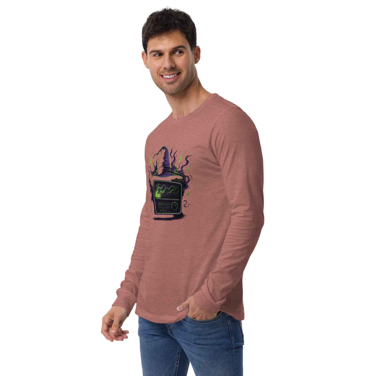 “Witching Hour Radio” Spells, Static & Screams Unisex Long Sleeve Tee