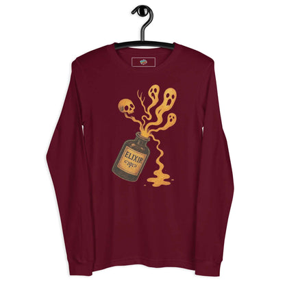 Vintage Horror Art Unisex Long Sleeve Tee