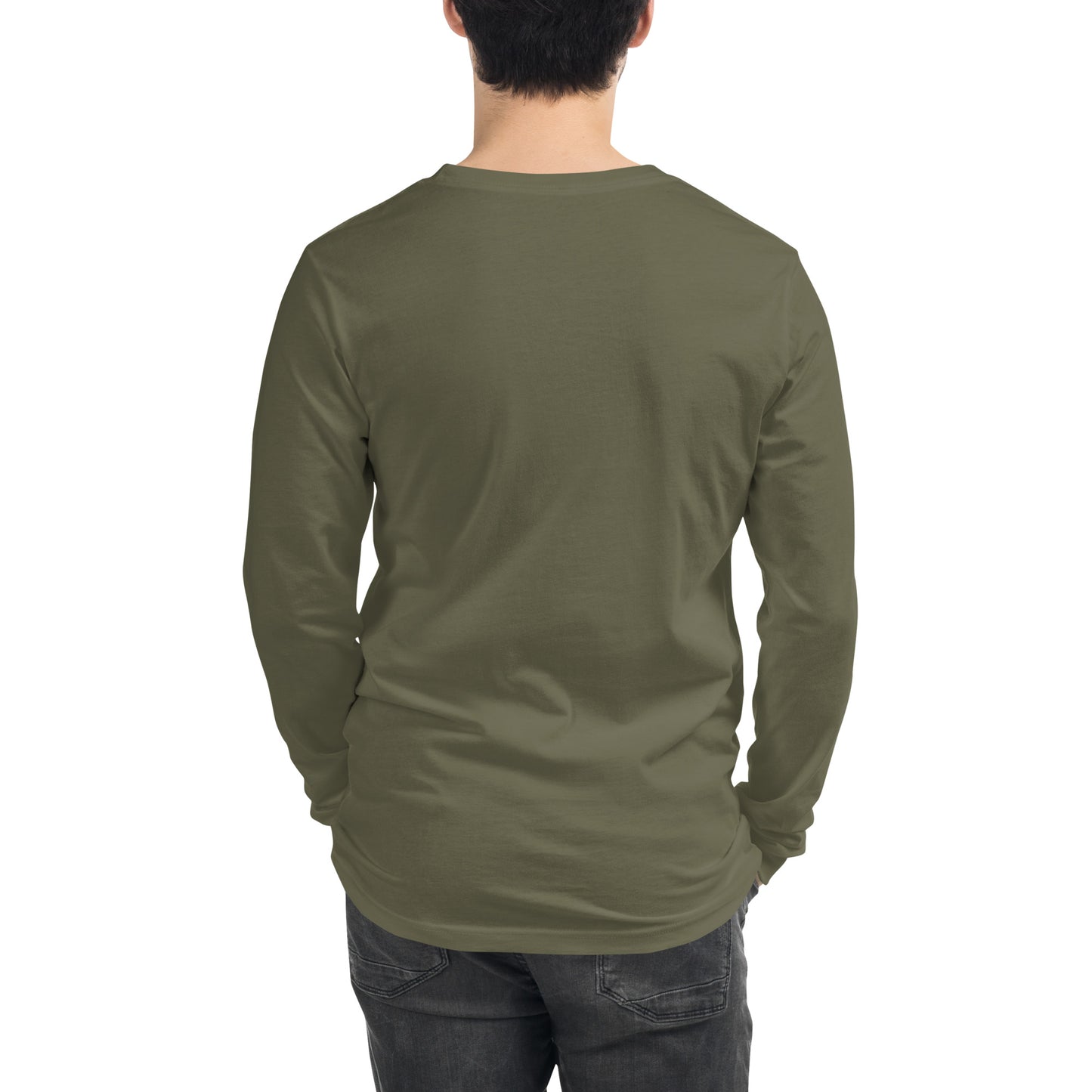Haunted Halloween House Unisex Long Sleeve Tee  from Rare Plus Apparel – unique movie & pop culture inspired design.