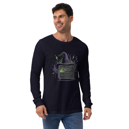 “Witching Hour Radio” Spells, Static & Screams Unisex Long Sleeve Tee