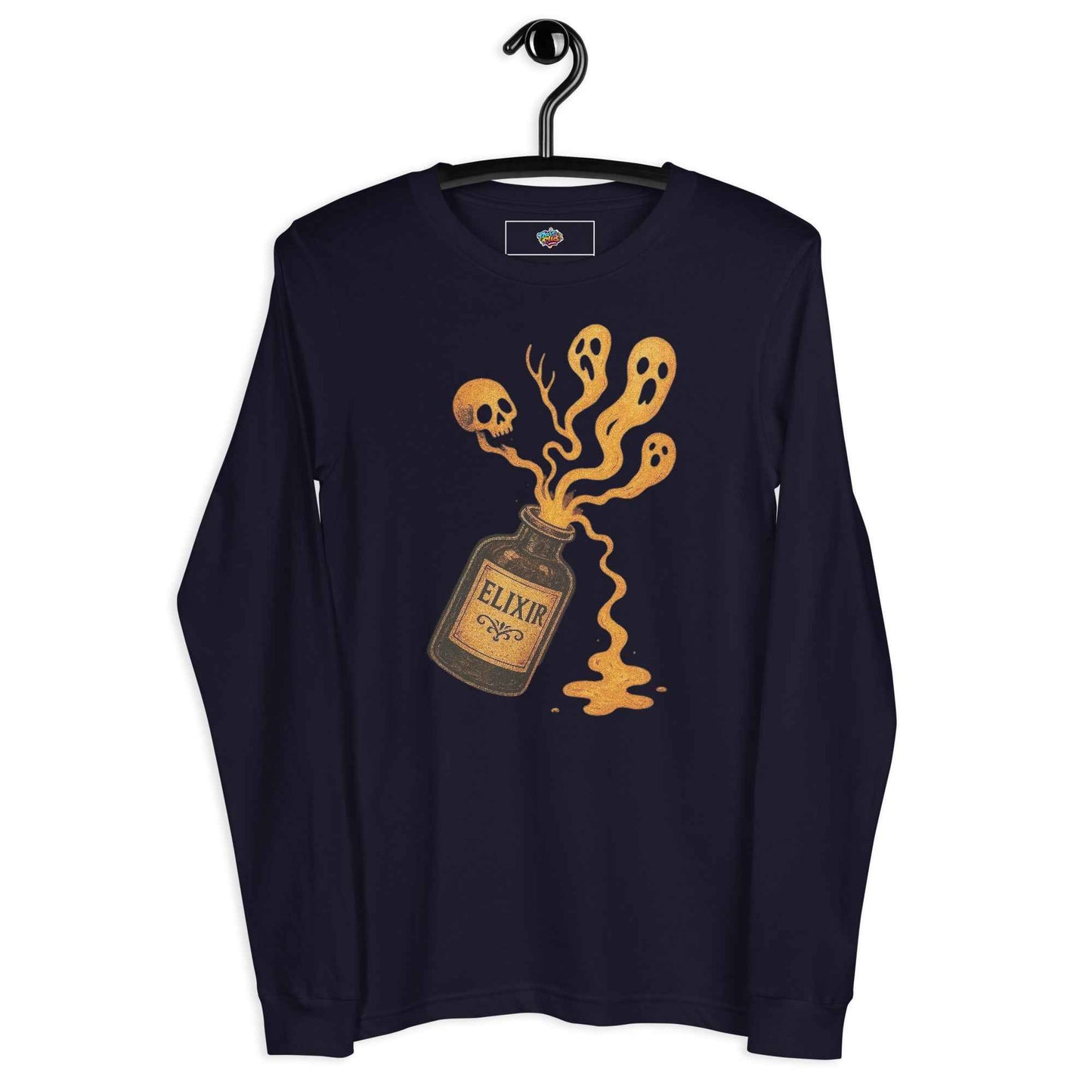 Vintage Horror Art Unisex Long Sleeve Tee