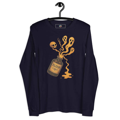 Vintage Horror Art Unisex Long Sleeve Tee