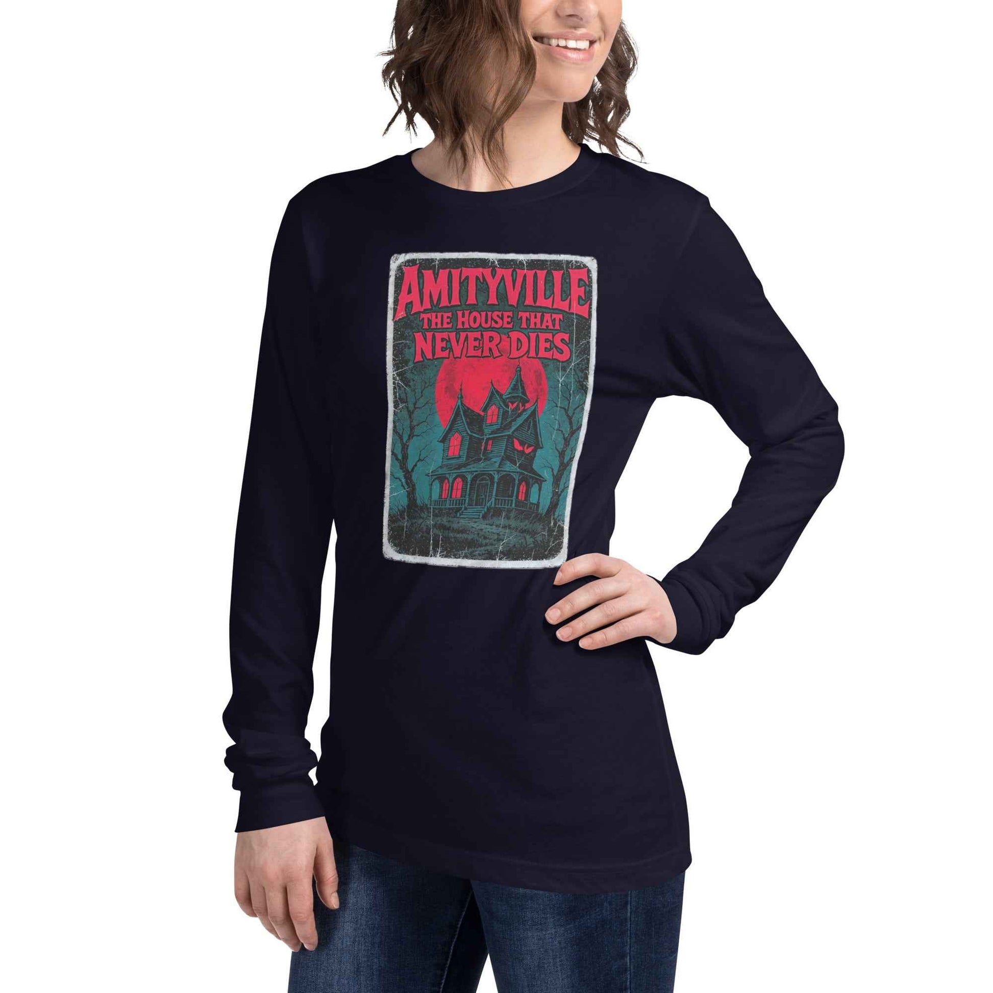 Amityville — The House That Never Dies Unisex Long Sleeve Tee