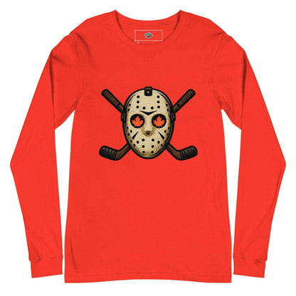Hockey Mask Haunt Unisex Long Sleeve Tee