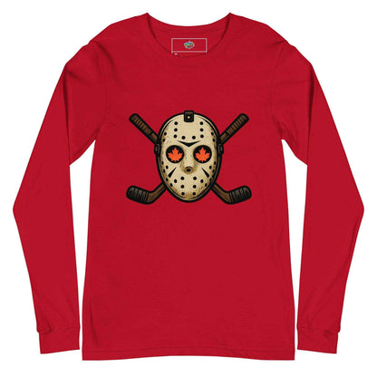Hockey Mask Haunt Unisex Long Sleeve Tee