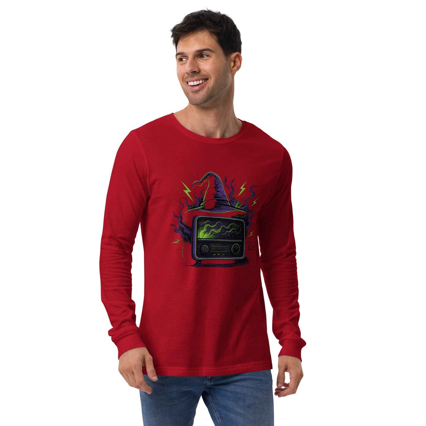 “Witching Hour Radio” Spells, Static & Screams Unisex Long Sleeve Tee