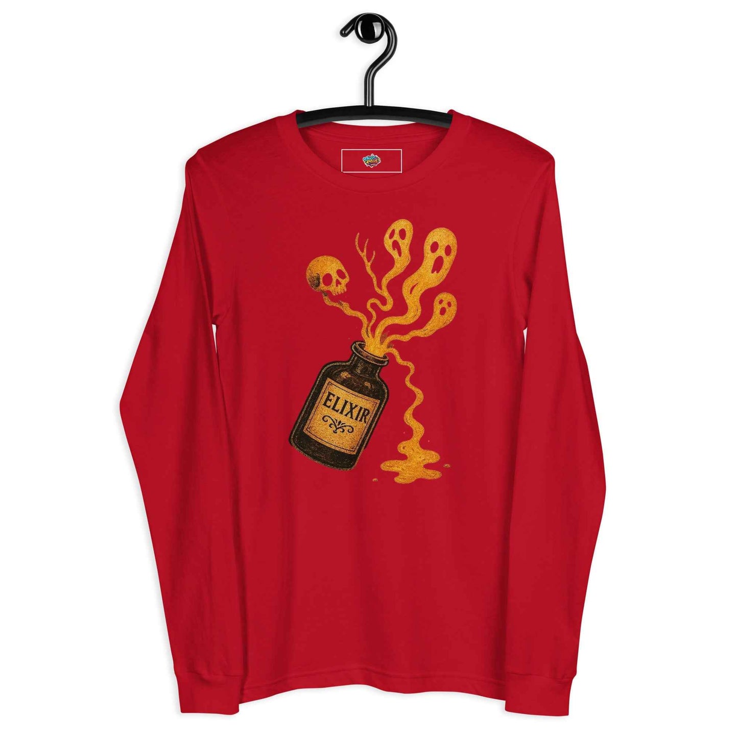 Vintage Horror Art Unisex Long Sleeve Tee
