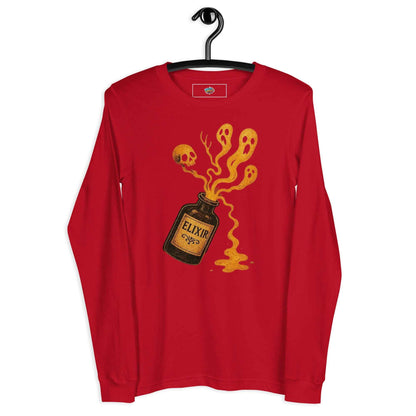 Vintage Horror Art Unisex Long Sleeve Tee