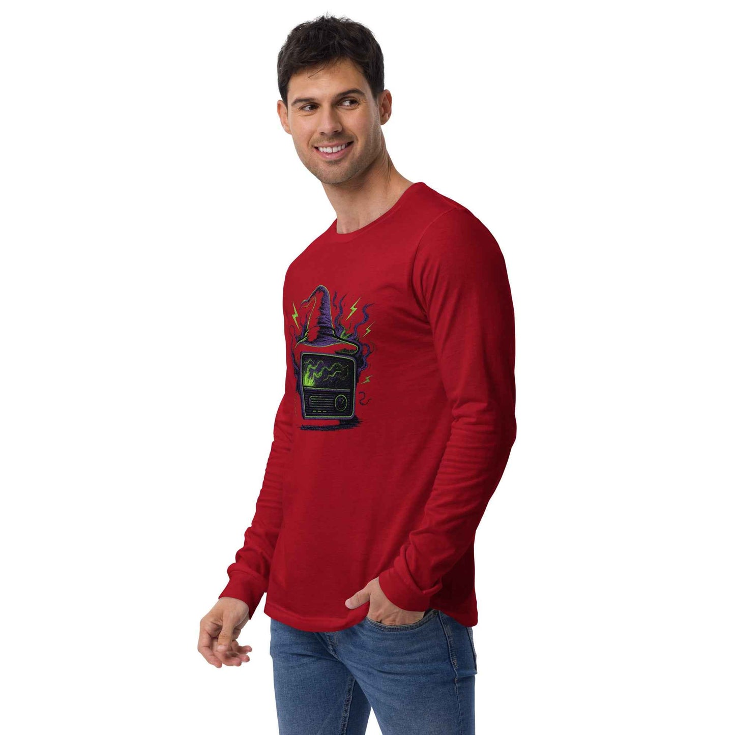 “Witching Hour Radio” Spells, Static & Screams Unisex Long Sleeve Tee
