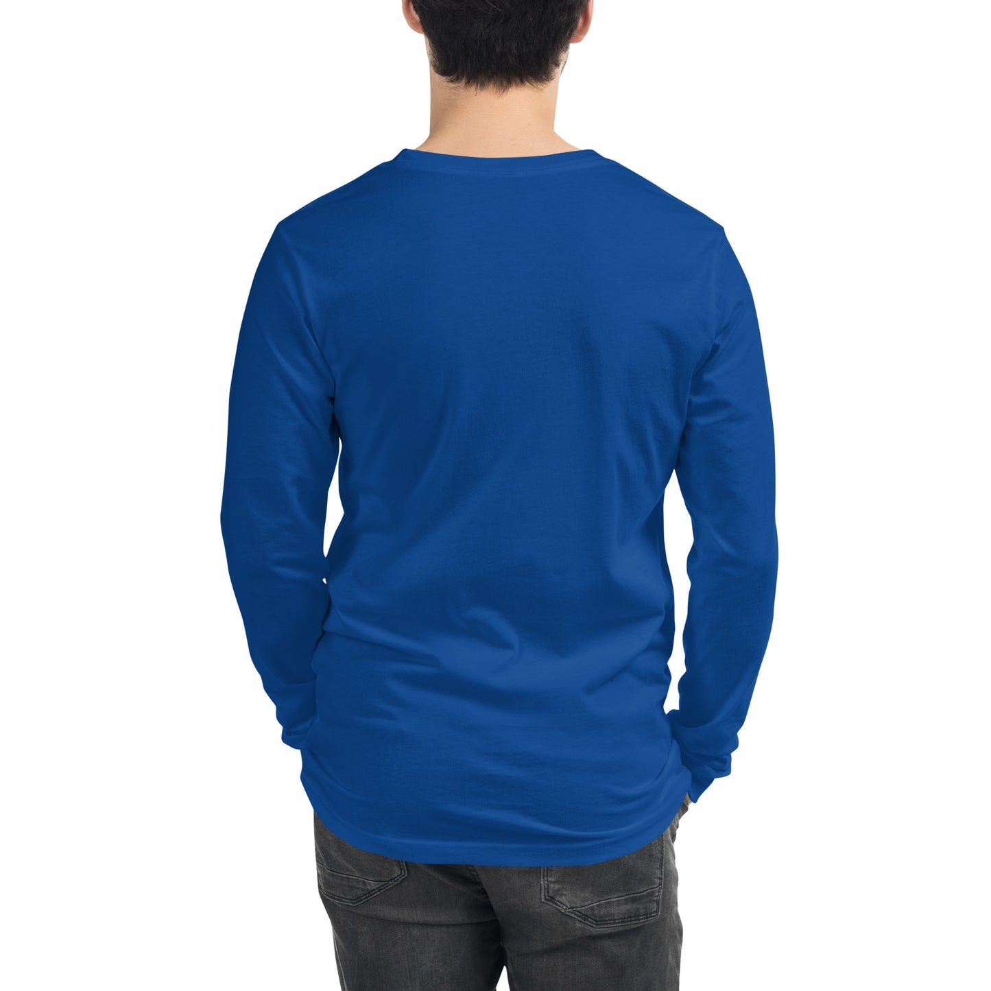 Haunted Halloween House Unisex Long Sleeve Tee  from Rare Plus Apparel – unique movie & pop culture inspired design.