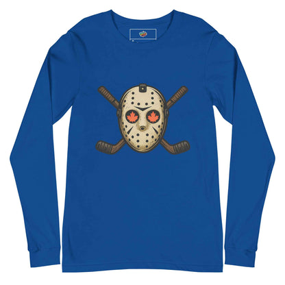 Hockey Mask Haunt Unisex Long Sleeve Tee
