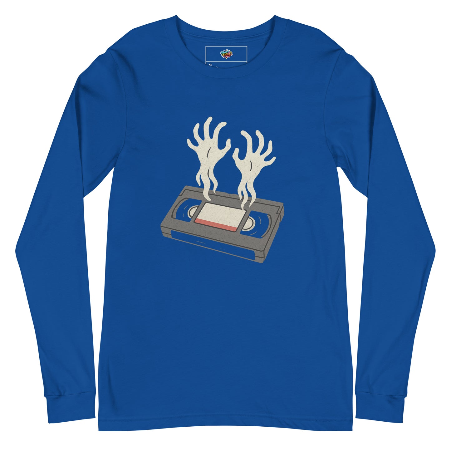 Cursed Media Unisex Long Sleeve Tee  from Rare Plus Apparel – unique movie & pop culture inspired design.
