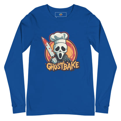 GhostBake Unisex Long Sleeve Tee  from Rare Plus Apparel – unique movie & pop culture inspired design.