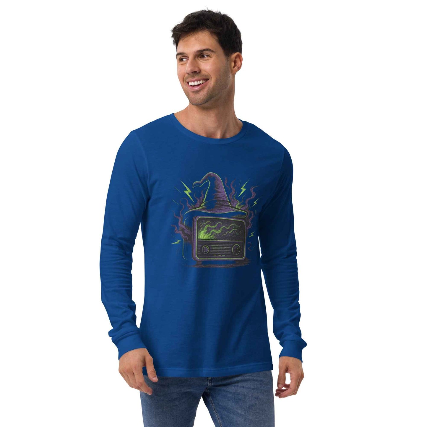 “Witching Hour Radio” Spells, Static & Screams Unisex Long Sleeve Tee
