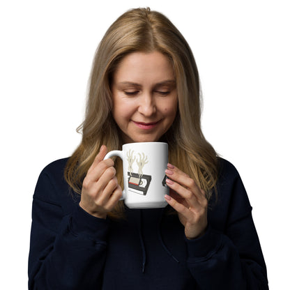 Cursed Media White glossy mug  from Rare Plus Apparel – unique movie & pop culture inspired design.