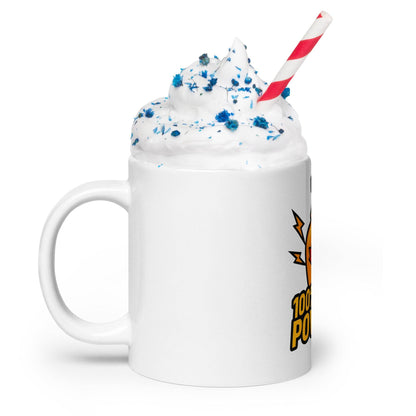100% Maple Powered White glossy mug  from Rare Plus Apparel – unique movie & pop culture inspired design.