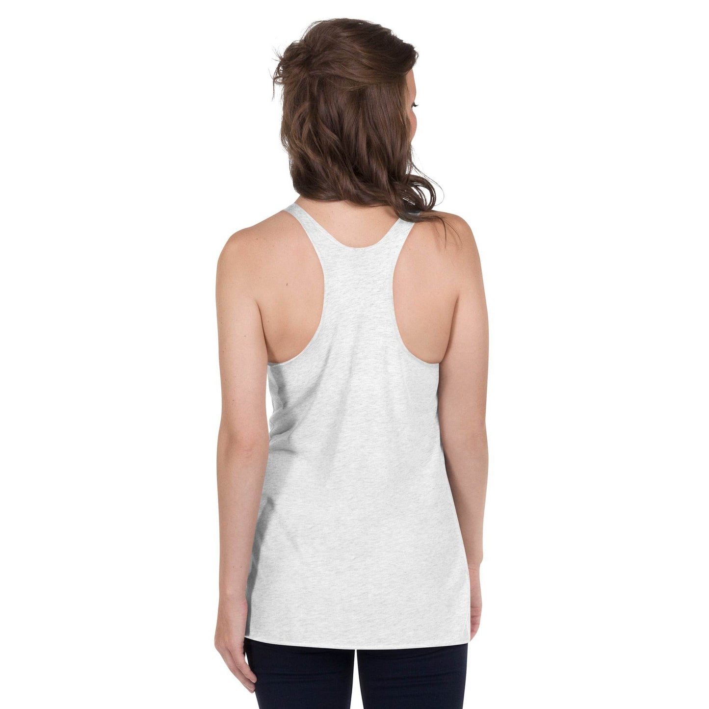100% Maple Powered Women's Racerback Tank  from Rare Plus Apparel – unique movie & pop culture inspired design.