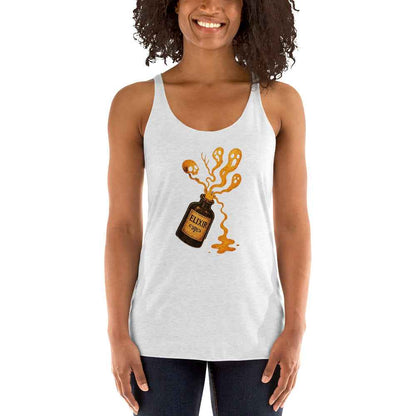Vintage Horror Art Women's Racerback Tank