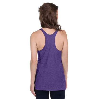 “Midnight Pumpkins” The Jack-O-Lantern Parade Women's Racerback Tank