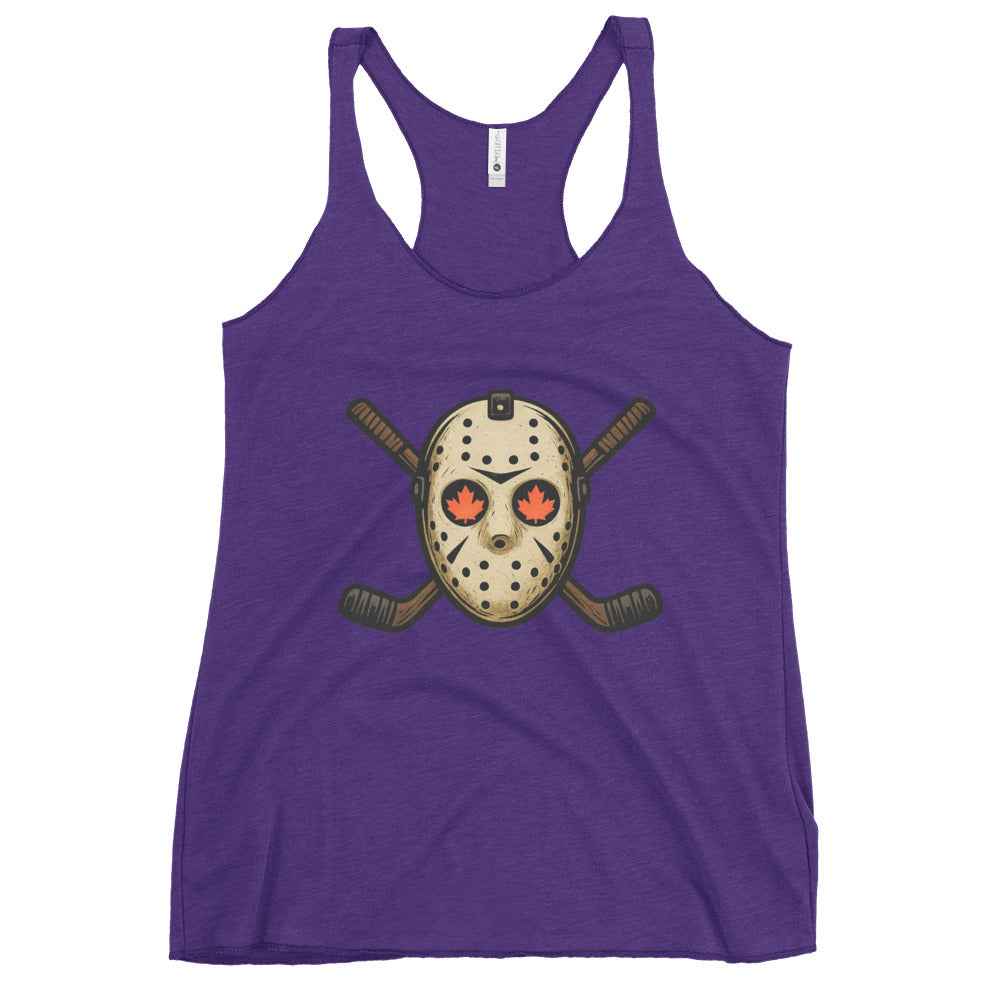 Hockey Mask Haunt Women's Racerback Tank