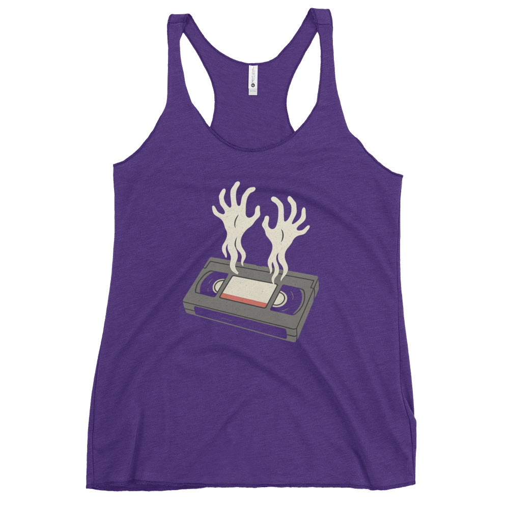 Cursed Media Women's Racerback Tank  from Rare Plus Apparel – unique movie & pop culture inspired design.
