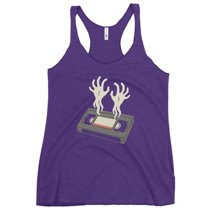 Cursed Media Women's Racerback Tank  from Rare Plus Apparel – unique movie & pop culture inspired design.