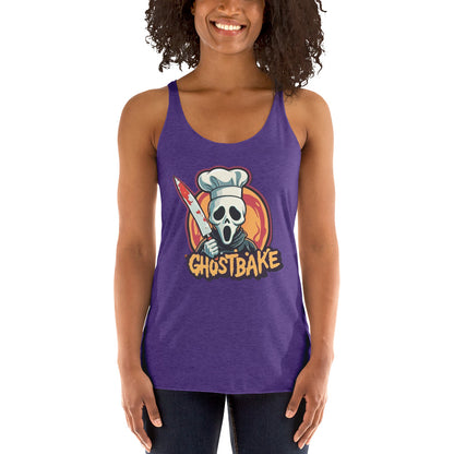 GhostBake Women's Racerback Tank  from Rare Plus Apparel – unique movie & pop culture inspired design.